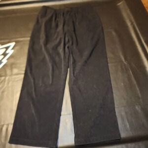 Duluth‎ Trading Co Womens Black Faux Suede Pants Large Lx30
